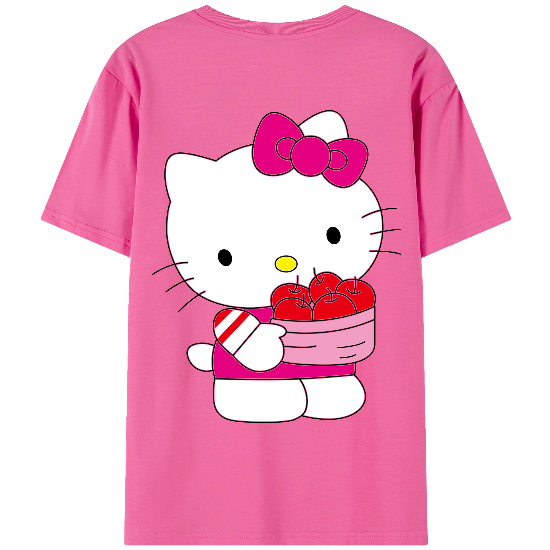 （画像用） Hello Kitty ハローキティ レディース半袖Tシャツ(バックプリント)